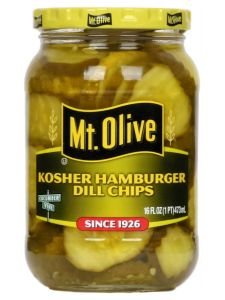 Mt. Olive Kosher Hamburger Dill Chips 473ml