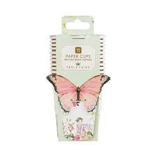 Talking Tables Butterfly & Fairy Paper Cups - 12 Pack