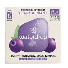 Waterdrop Microdrink Vitamin Hydration Cubes Blackcurrant Flavours (12 servings)
