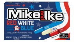 Mike & Ice Red White Blue Chewy Assorted Fruit Flavoured Candy 120g