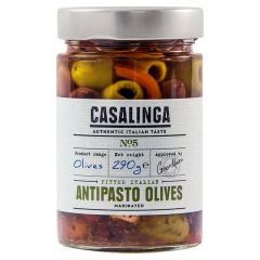 Casalinga Pitted Italian Antipasto Olives 290g