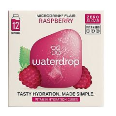 Waterdrop Microdrink Vitamin Hydration Cubes Raspberry Flavours (12 servings)