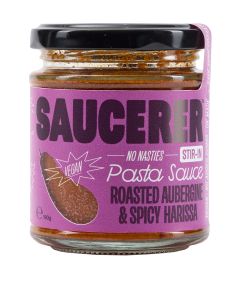 The Saucerer Roasted Aubergine & Spicy Harissa 