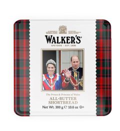 Walker's The Prince & Princess of Wales - Union Jack Shortbread Tin 300g