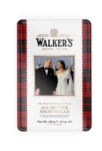 Walker's The Prince & Princess of Wales Tin - All Butter Shortbread Tin 150g
