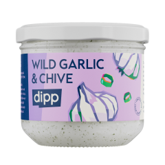 Dipp Creamy Wild Garlic & Chive Dips - Vegan & Gluten-Free 205g