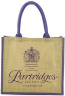 Partridges Jute Bag with Cotton Cord